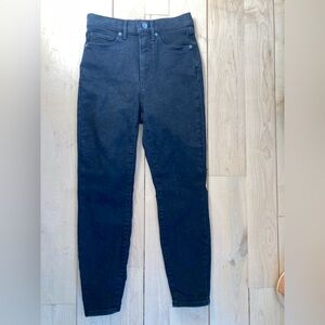Everlane Black High-Rise Skinny Jeans